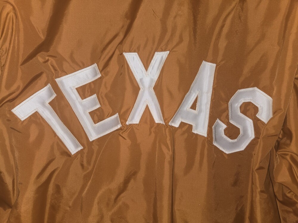 Vintage 70s Howe Athletic University of Texas Longhorns Windbreaker Jacket Large - Picture 2 of 4